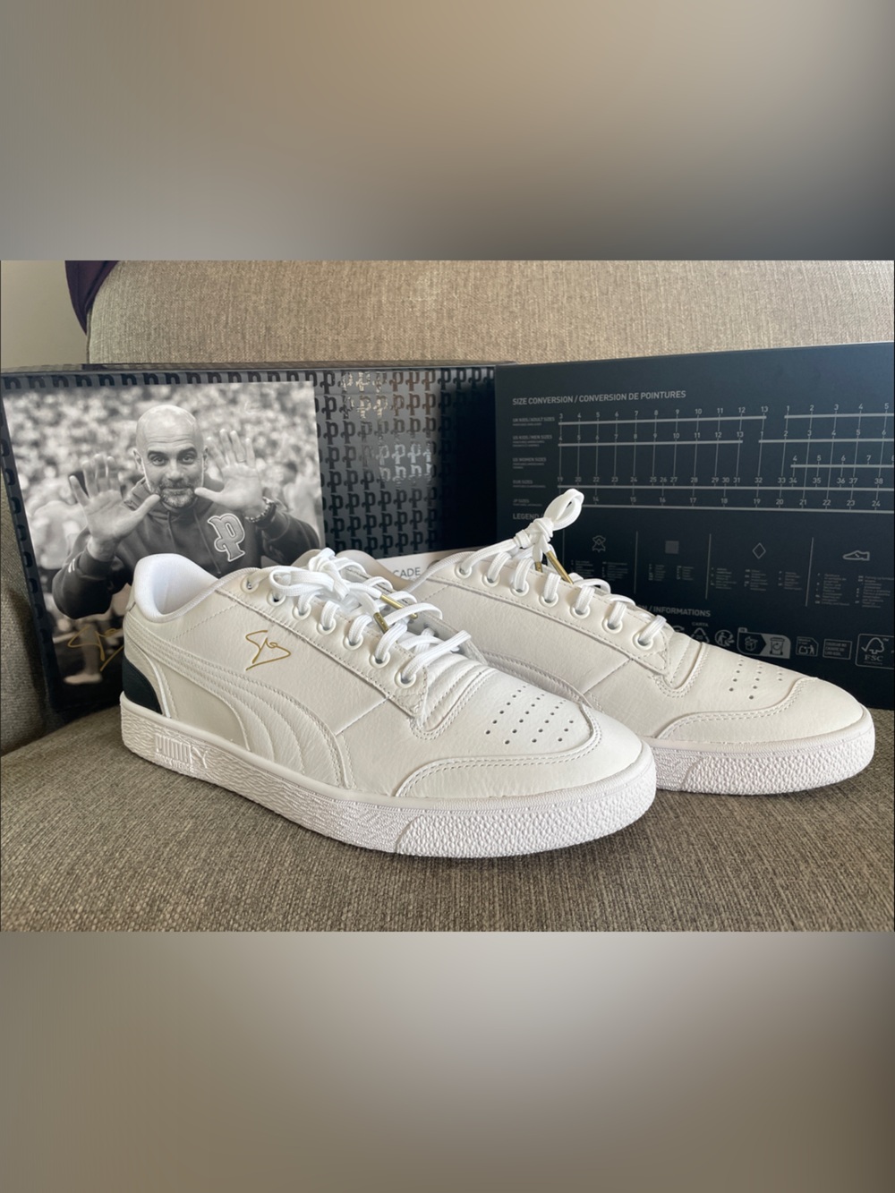 Puma White MCFC LW MAJESTY LO DECADE SNEAKER Manchester City Pep Guardiola